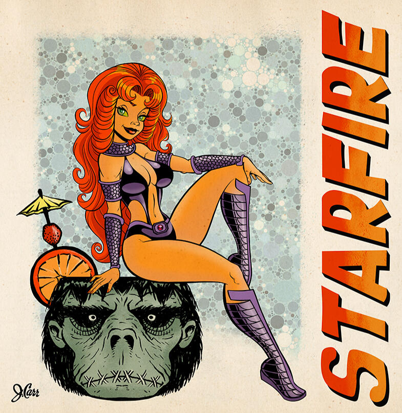 Another homage to the George Perez era of the Teen Titans